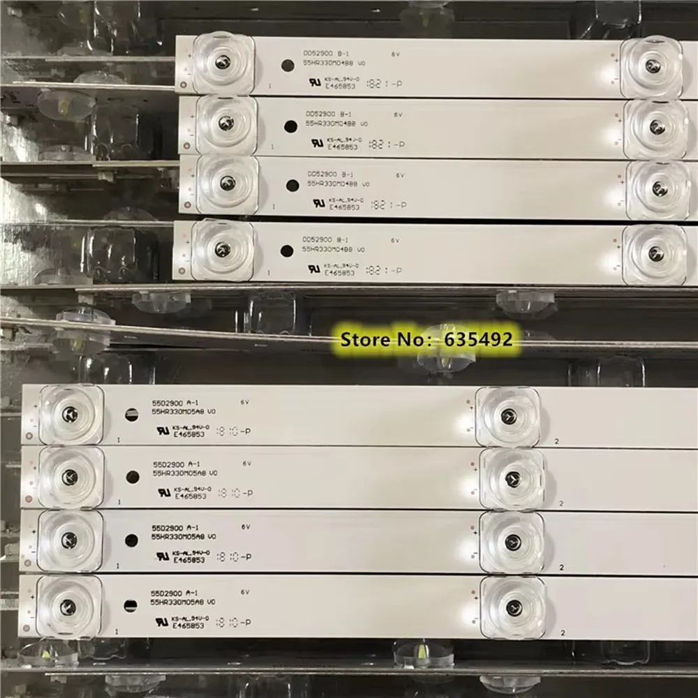LED Strip For 4C-LB5504-HR13J 4C-LB5505-HR03J TOT-55D2900-4X4+4X5-3030C 55M1A 55K2U B55A658U B55A858U D55A620U D55A630U D55A660U
LED Strip For 4C-LB5504-HR13J 4C-LB5505-HR03J TOT-55D2900-4X4+4X5-3030C 55M1A 55K2U B55A658U B55A858U D55A620U D55A630U D55A660U