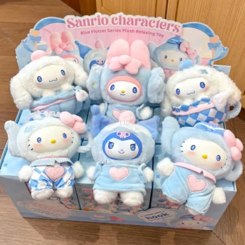New Original Sanrio Blue Flutter Series Vinyl Blind Box Kuromi Hello Kitty My Melody Figure Dolls Pendant Surprise Holiday Toys
New Original Sanrio Blue Flutter Series Vinyl Blind Box Kuromi Hello Kitty My Melody Figure Dolls Pendant Surprise Holiday Toys