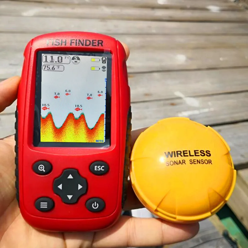 New English and Russian Rechargeable Dot Matrix Fish Finder Size Fish Ffw718 Upgrade Fishfinder
New English and Russian Rechargeable Dot Matrix Fish Finder Size Fish Ffw718 Upgrade Fishfinder