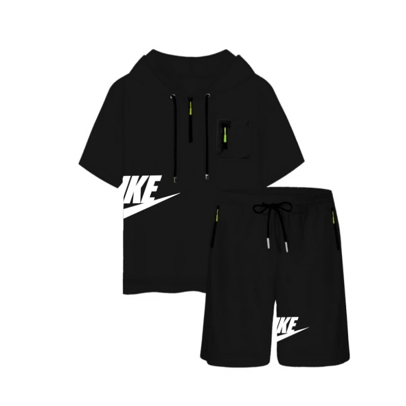 2025 Summer Sports Men's Suit Running Printed Top Casual T-shirt + Shorts 2-piece Jogging Breathable Quick-drying Clothing
2025 Summer Sports Men's Suit Running Printed Top Casual T-shirt + Shorts 2-piece Jogging Breathable Quick-drying Clothing