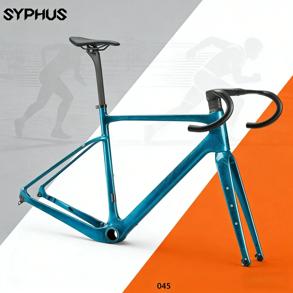 Syphus 700C*45C Gravel Frame Carbon Bike Disc Brake Gravel Bicycle Frameset BB386 Carbon Road Bike Frame Cyclocross
Syphus 700C*45C Gravel Frame Carbon Bike Disc Brake Gravel Bicycle Frameset BB386 Carbon Road Bike Frame Cyclocross