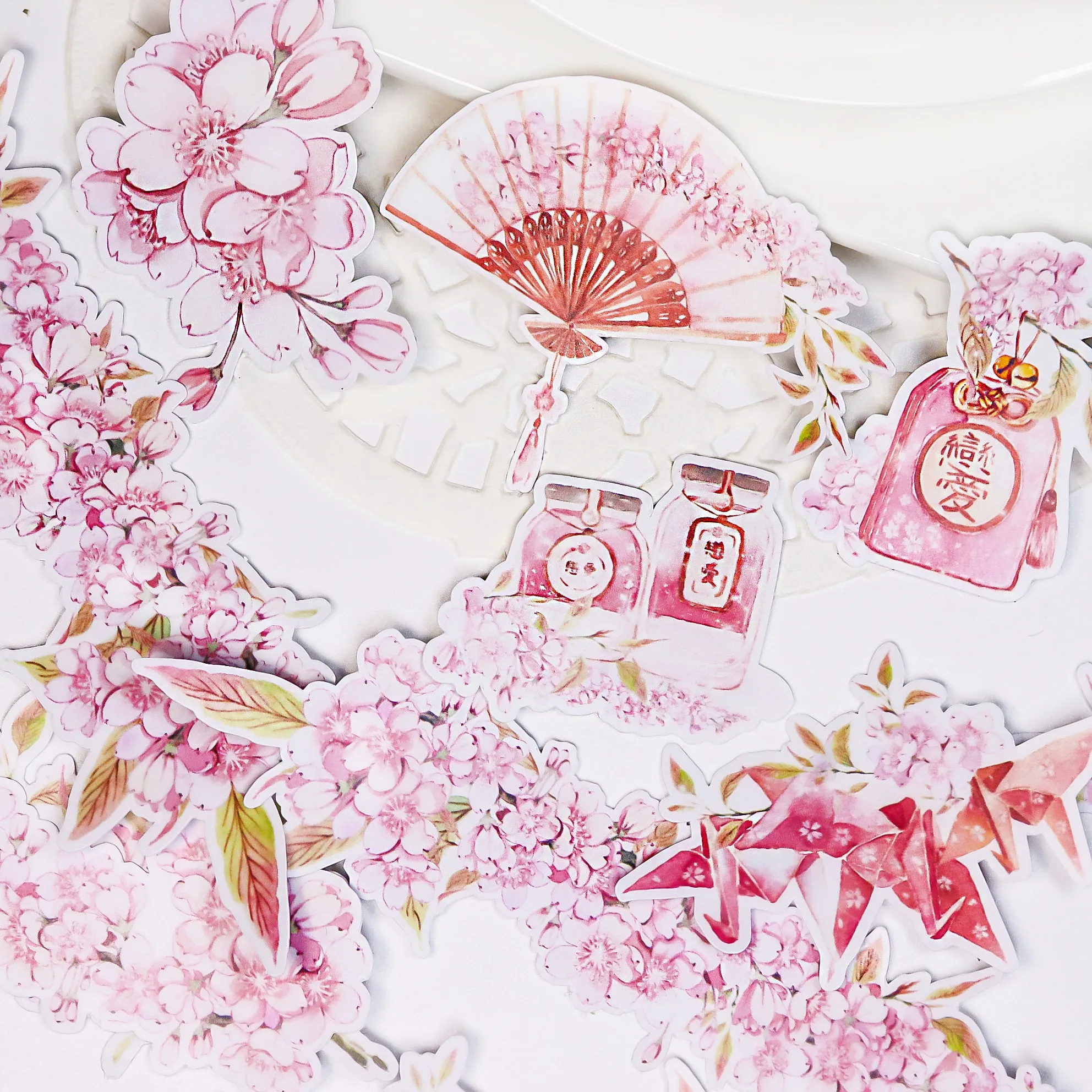 18pcs Cherry Blossoms Flowers Sticker For Kids Homemade Book Stickers On Laptop / Decorative Scrapbooking / DIY
18pcs Cherry Blossoms Flowers Sticker For Kids Homemade Book Stickers On Laptop / Decorative Scrapbooking / DIY