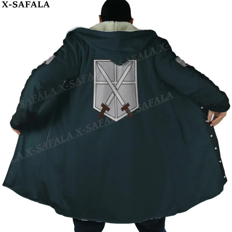 Scouting Regiment Attack On Titan Anime Overcoat Coat 3D Print Thick Warm Hooded Cloak Men Windproof Fleece Unisex Casual-2
Scouting Regiment Attack On Titan Anime Overcoat Coat 3D Print Thick Warm Hooded Cloak Men Windproof Fleece Unisex Casual-2