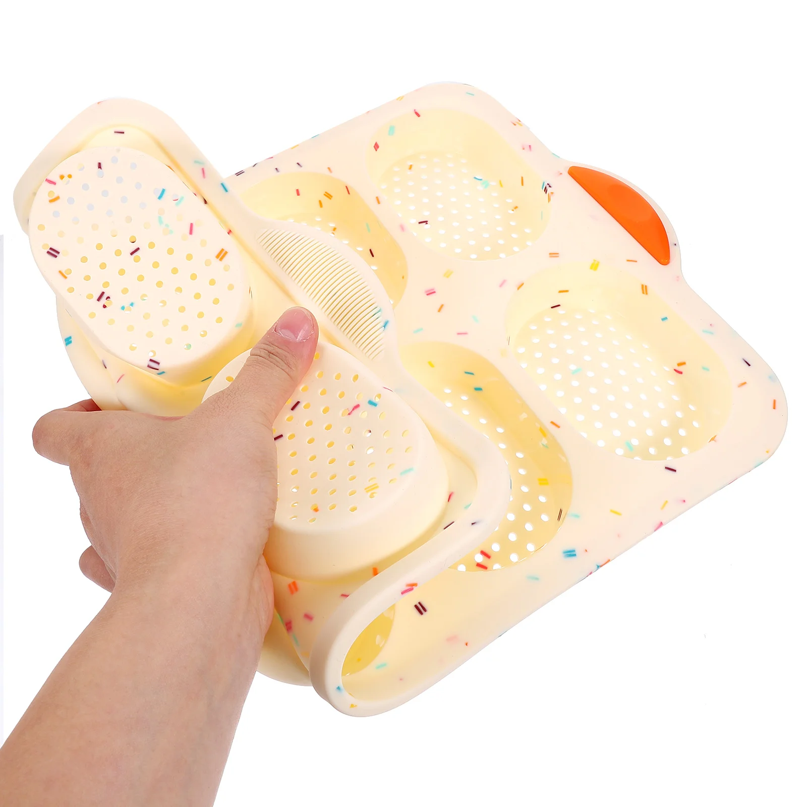 8 Holes Beige Silicone Cake Pans Bread Non stick Bakeware Baking Mold Kitchen Supplies Reusable Food Grade Scones Truffles
8 Holes Beige Silicone Cake Pans Bread Non stick Bakeware Baking Mold Kitchen Supplies Reusable Food Grade Scones Truffles