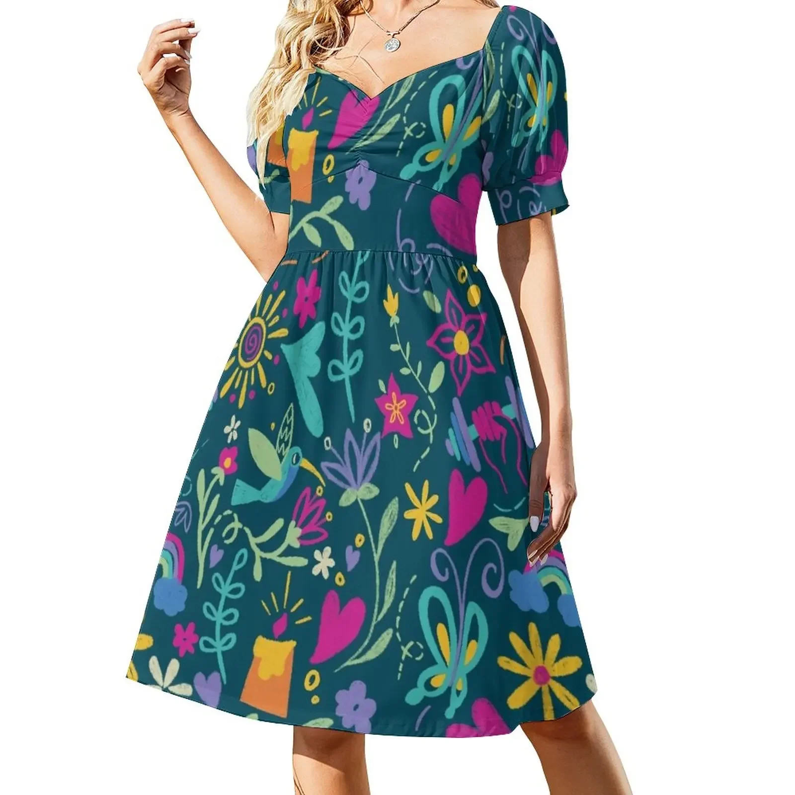 Miracle Short-Sleeved Dress women dresses luxury woman party dress Elegant gown
Miracle Short-Sleeved Dress women dresses luxury woman party dress Elegant gown