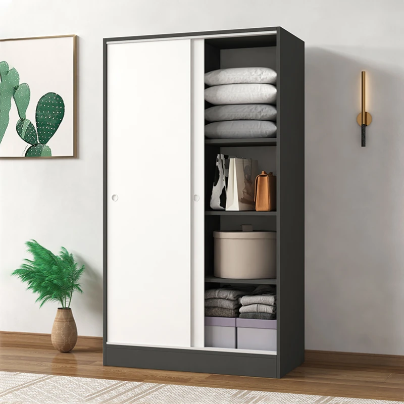 Nordic Sliding Doors Wardrobe Children Clothes Space Saving Wooden Wardrobe Storage Cabinets Roperos De Madera Furnitures
Nordic Sliding Doors Wardrobe Children Clothes Space Saving Wooden Wardrobe Storage Cabinets Roperos De Madera Furnitures