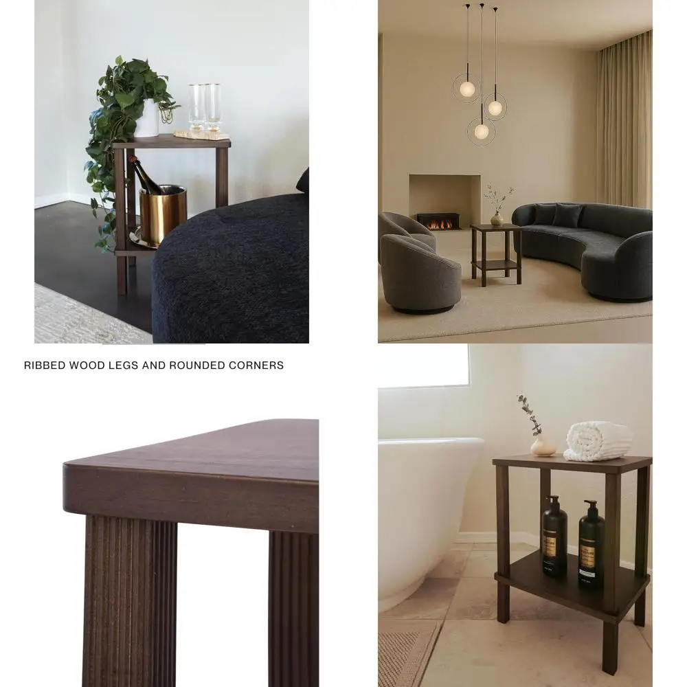 2-Tier Wooden Nightstand with Luted Legs, Easy Assembly, Suitable for Living Room, Nursery, and Indoor Plant Stand, Brown
2-Tier Wooden Nightstand with Luted Legs, Easy Assembly, Suitable for Living Room, Nursery, and Indoor Plant Stand, Brown