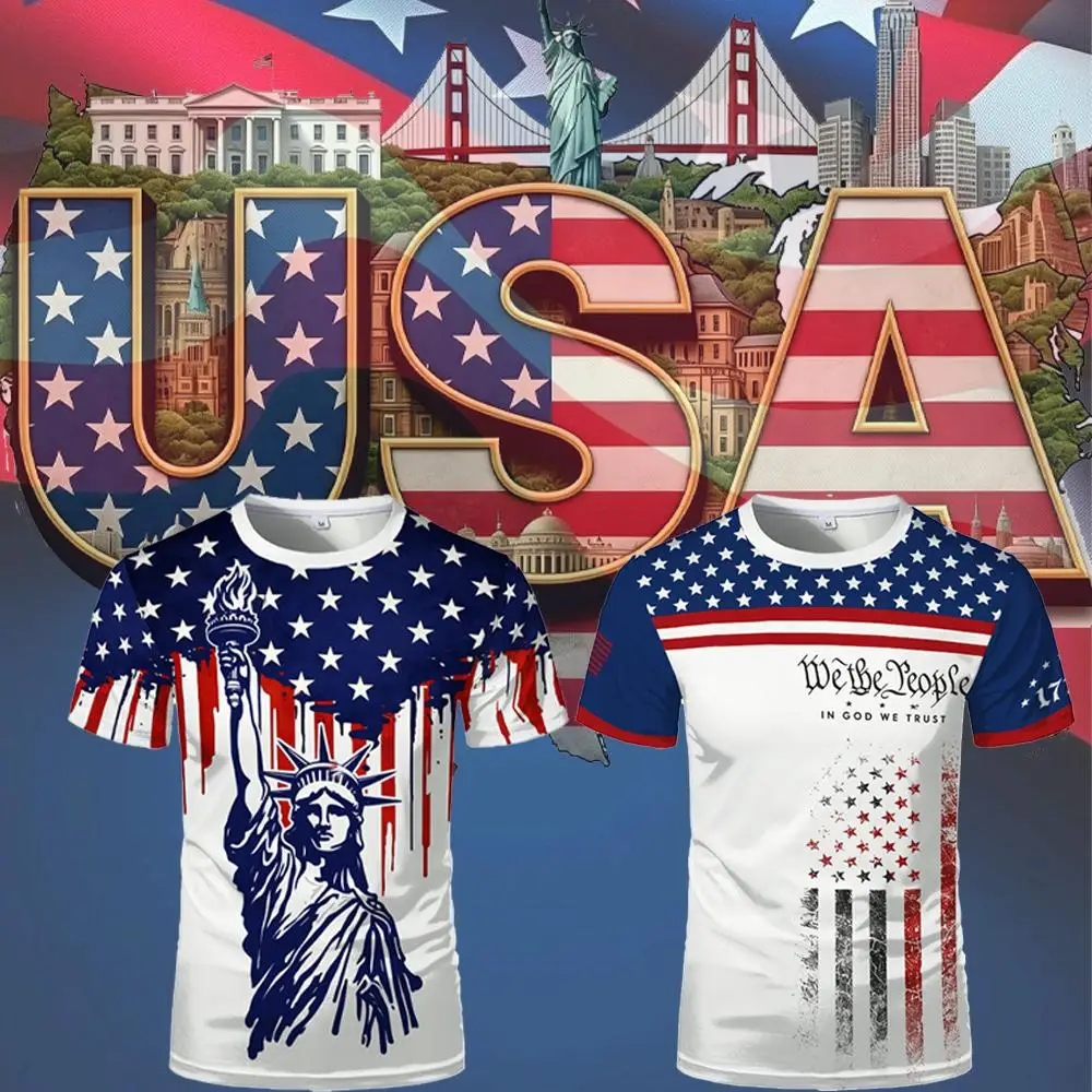 Vintage American Flag 3D Print T-Shirt Summer Men's Soccer Training Apparel Youth Outdoor Sports Breathable Quick-Drying Jersey
Vintage American Flag 3D Print T-Shirt Summer Men's Soccer Training Apparel Youth Outdoor Sports Breathable Quick-Drying Jersey