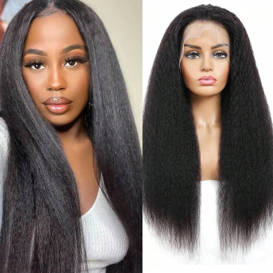 Kinky Straight Wig 13x4 Kinky Straight Lace Front Wigs Human Hair With Pre Plucked Kinky Straight Human Hair Wigs For Women
Kinky Straight Wig 13x4 Kinky Straight Lace Front Wigs Human Hair With Pre Plucked Kinky Straight Human Hair Wigs For Women