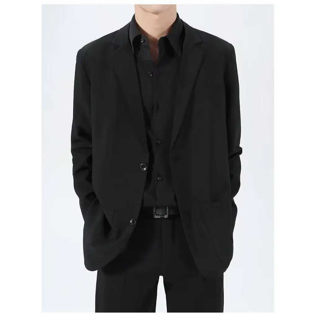 Casual Style Long Sleeve Men's Suit Set Light Maturity Fashion Hong Kong Style Trendy Polyester Fiber Children's Leisure Wear
Casual Style Long Sleeve Men's Suit Set Light Maturity Fashion Hong Kong Style Trendy Polyester Fiber Children's Leisure Wear