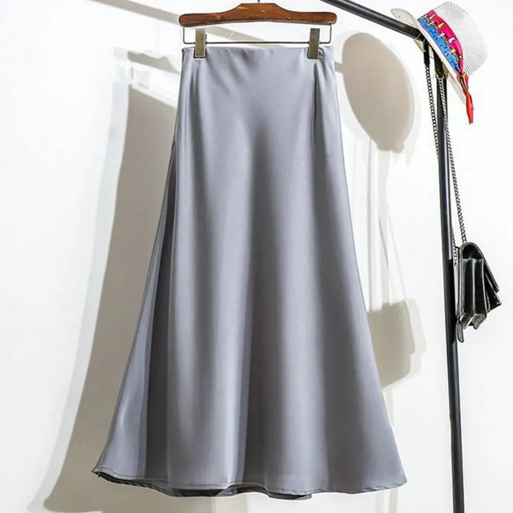 High-waisted Skirt High Waist Satin Maxi Skirt Smooth Fishtail Hem Skirt Commuting Leisure Daily Wear for Work Casual Style
High-waisted Skirt High Waist Satin Maxi Skirt Smooth Fishtail Hem Skirt Commuting Leisure Daily Wear for Work Casual Style