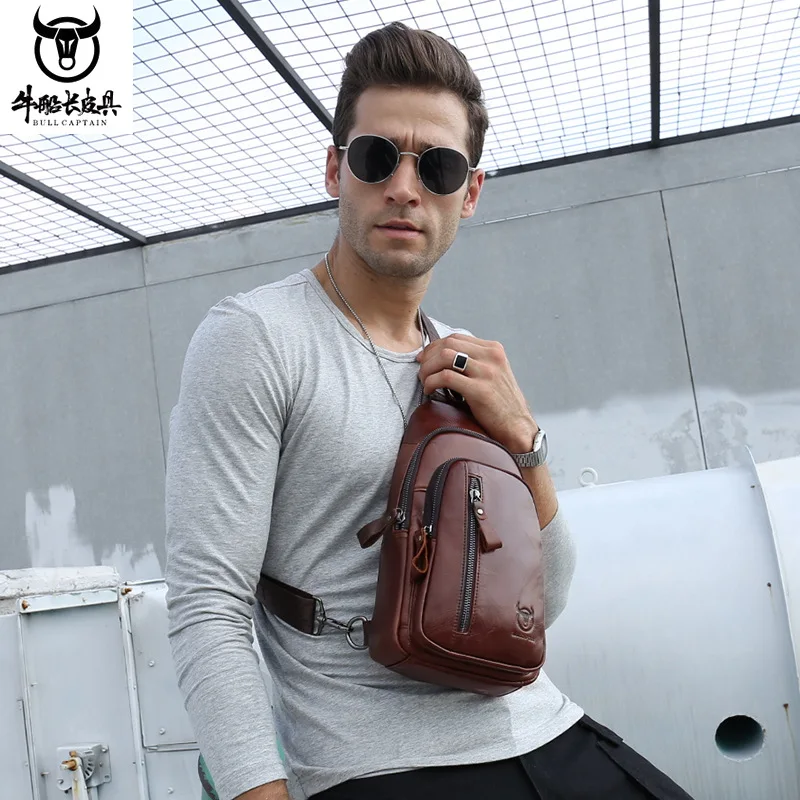 Men's real leather multi-pocket large capacity crossbody bag anti-theft multi-function business travel shoulder chest bag
Men's real leather multi-pocket large capacity crossbody bag anti-theft multi-function business travel shoulder chest bag