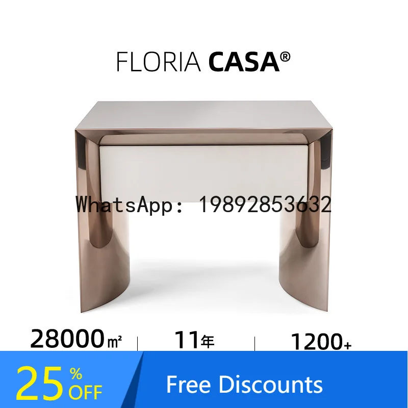 LYY Creative Bedside Table Light Luxury High Art Sense Bedroom Bedside Small Edge Stainless Steel Square Storage
LYY Creative Bedside Table Light Luxury High Art Sense Bedroom Bedside Small Edge Stainless Steel Square Storage