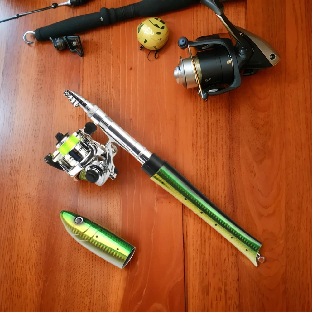 Портативный телескопический мини-удилище в форме рыбы с катушкой, карманное удилище-ручка, подарок для мужчин
Портативный телескопический мини-удилище в форме рыбы с катушкой, карманное удилище-ручка, подарок для мужчин