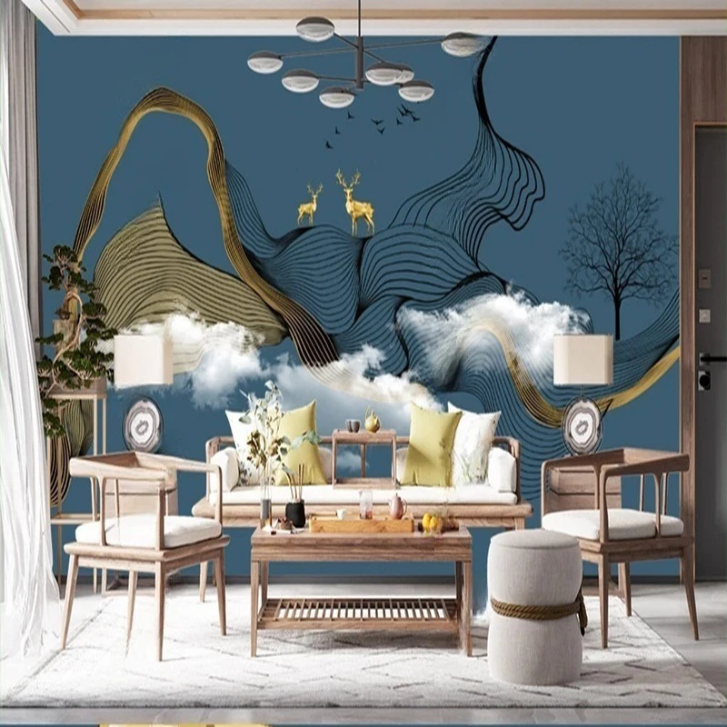 Custom Mural Wallpaper Chinese Style Ink Landscape Design Wall Decor for Living Room Bedroom 3D Wall Coverings Hand-painted
Custom Mural Wallpaper Chinese Style Ink Landscape Design Wall Decor for Living Room Bedroom 3D Wall Coverings Hand-painted