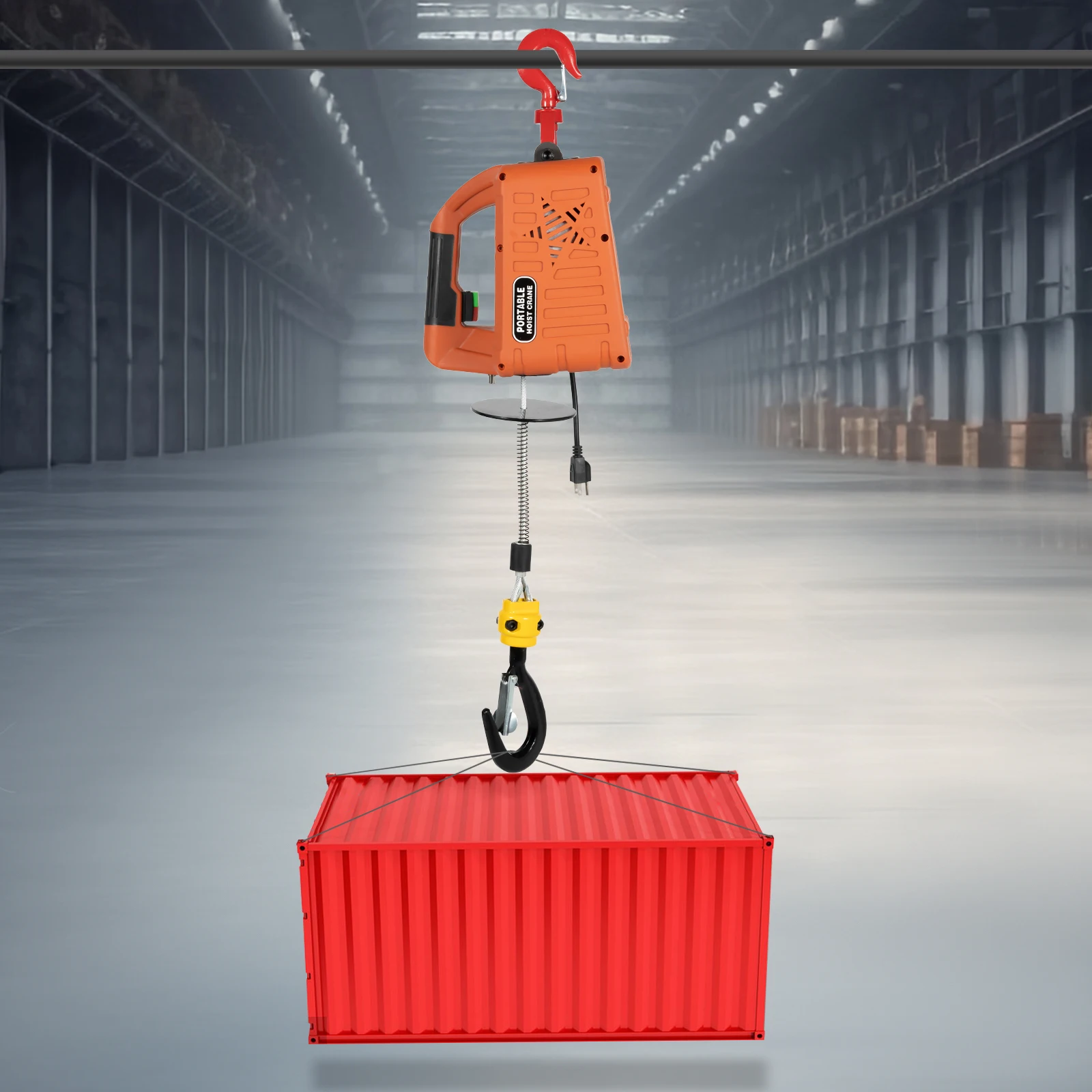 3 in 1 Electric Hoist Winch 1100LBS w/Wireless Remote Control 110V Lift 16ft/min
3 in 1 Electric Hoist Winch 1100LBS w/Wireless Remote Control 110V Lift 16ft/min