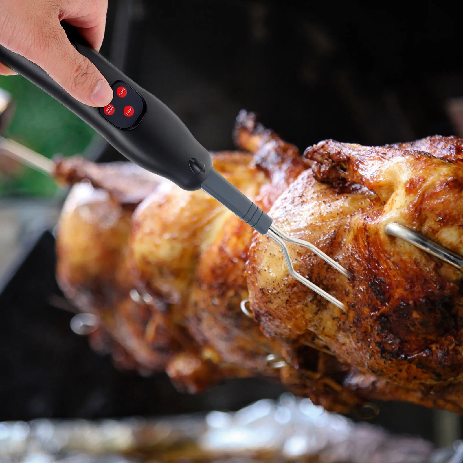 Digital BBQ Thermometer Meat Probe Stainless Steel ABS Cooking Grilling Temperature Fork Kitchen Barbecue Tool
Digital BBQ Thermometer Meat Probe Stainless Steel ABS Cooking Grilling Temperature Fork Kitchen Barbecue Tool