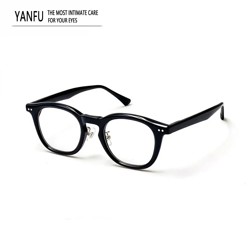 Acetate Small Face Retro Glasses Frame Man Square Eyeglasses Frames Men Black Fashion Women Myopia Reading Prescription 138mm
Acetate Small Face Retro Glasses Frame Man Square Eyeglasses Frames Men Black Fashion Women Myopia Reading Prescription 138mm