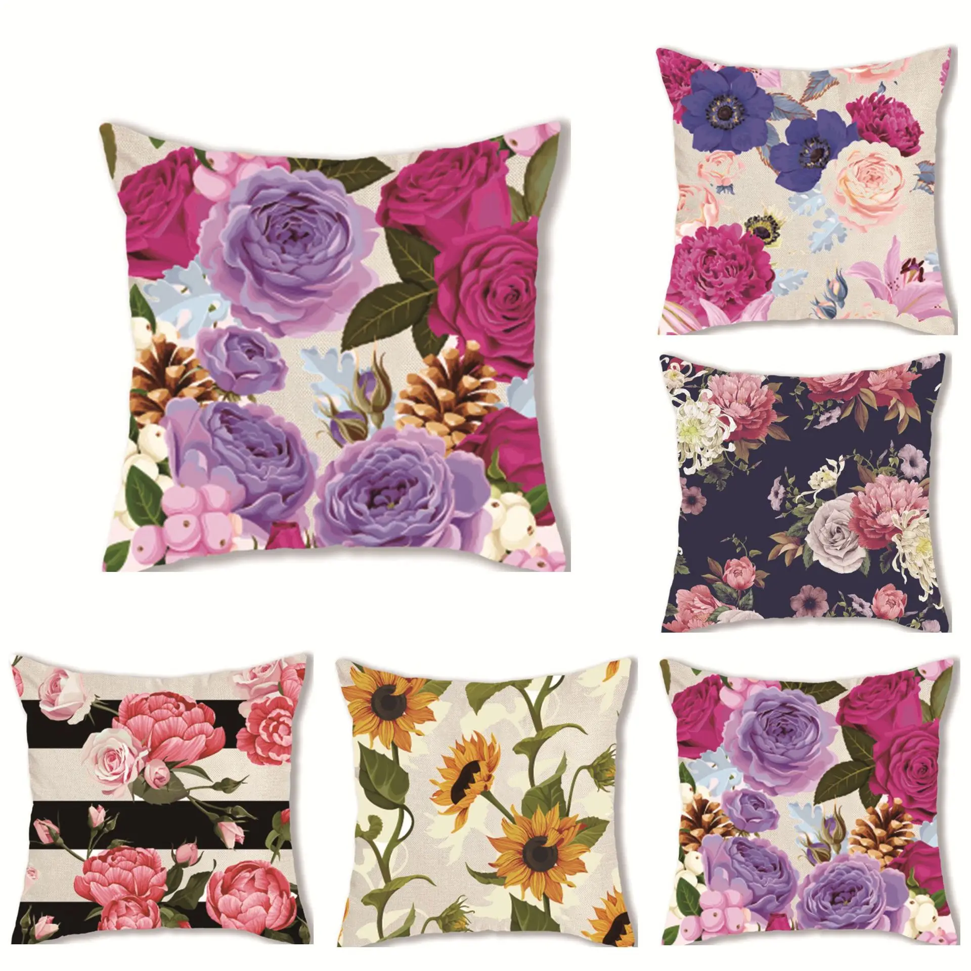 Colorful Flower Pillow Case Spring Floral Decorative Pillowcase for Pillow Room Aesthetics Garden Chair Sofa Bed Pillow Cover
Colorful Flower Pillow Case Spring Floral Decorative Pillowcase for Pillow Room Aesthetics Garden Chair Sofa Bed Pillow Cover