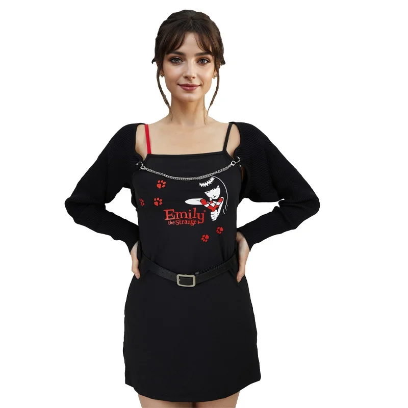 Women's Open Front Knit Shrug Crop Cardigan Long Sleeves Sweater Top with Chain Accessories
Women's Open Front Knit Shrug Crop Cardigan Long Sleeves Sweater Top with Chain Accessories
