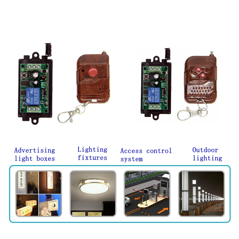 433MHz Intelligent Controller, DC 12V 24V, 1CH Relay Module Receiver, Garage Door Motor Lamp, DIY Wireless Remote Control Switch
433MHz Intelligent Controller, DC 12V 24V, 1CH Relay Module Receiver, Garage Door Motor Lamp, DIY Wireless Remote Control Switch