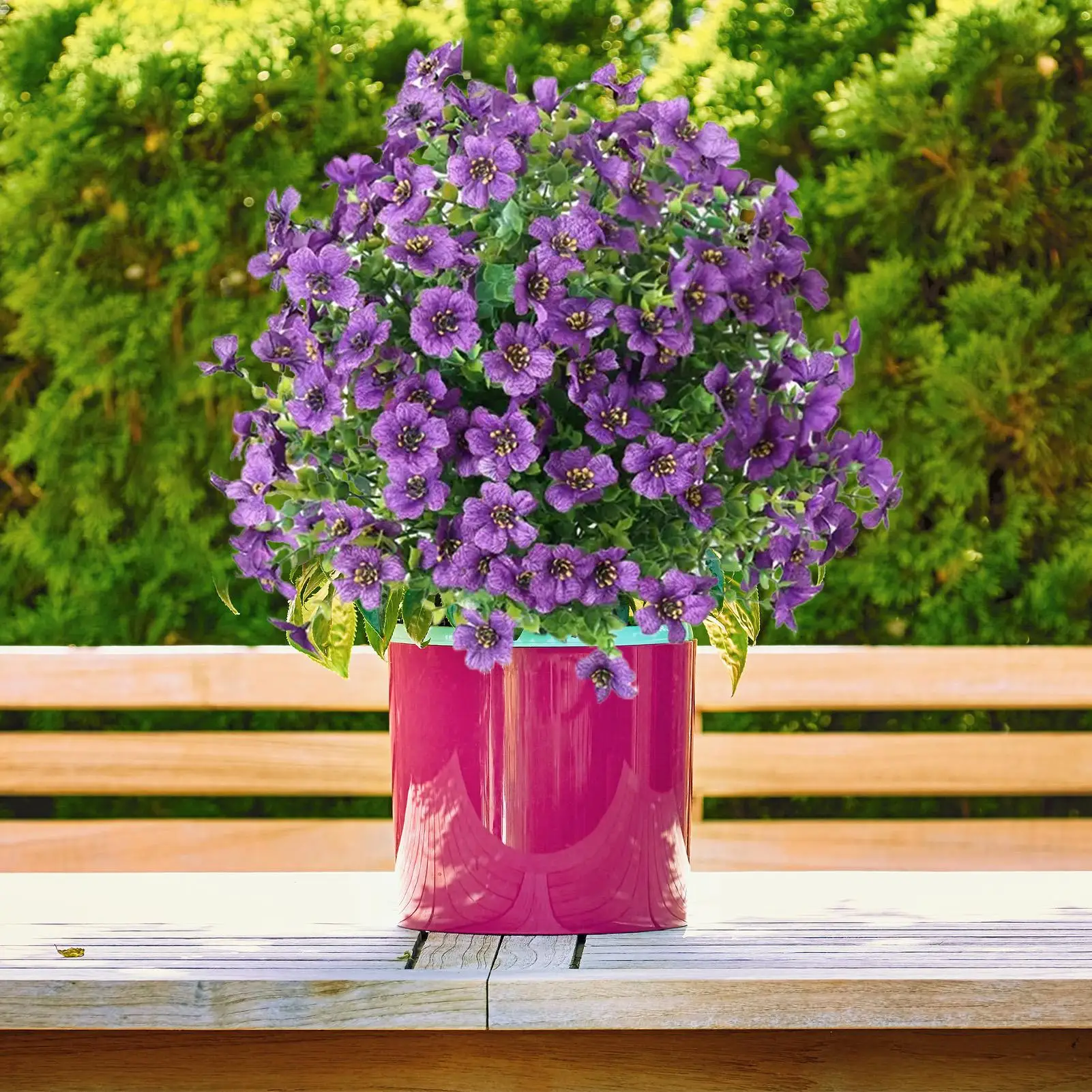 Fake Flowers No Fade Faux Plants Decoration Artificial Fake Flowers For Outdoor For Outside Indoor Garden Patio Porch
Fake Flowers No Fade Faux Plants Decoration Artificial Fake Flowers For Outdoor For Outside Indoor Garden Patio Porch
