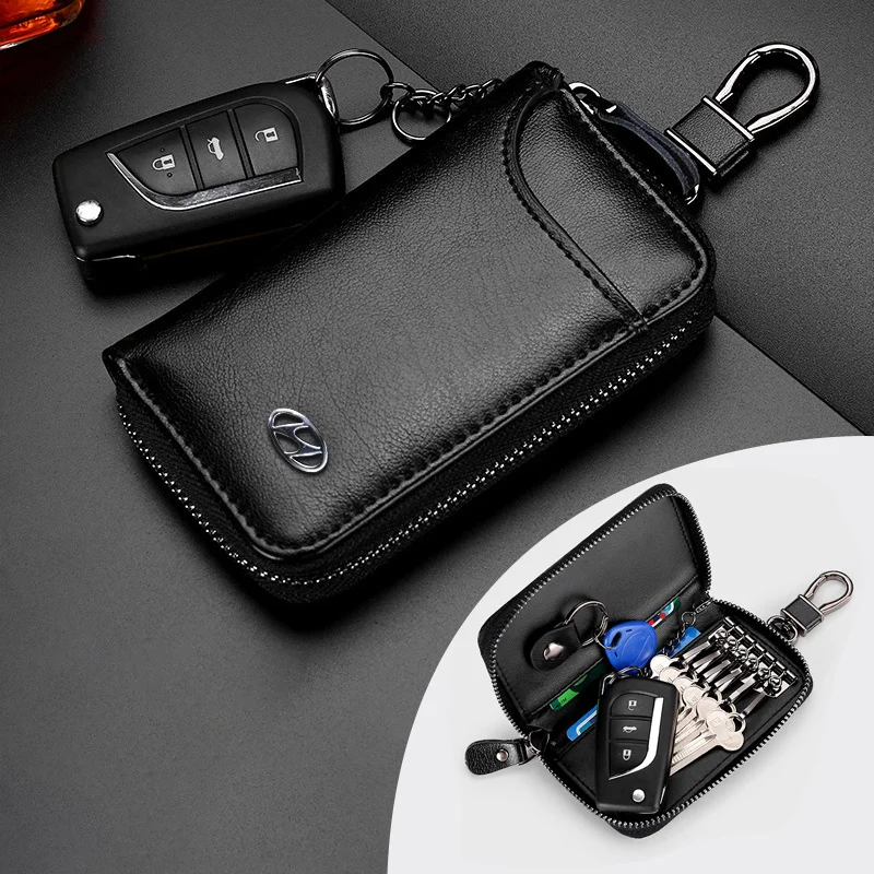 Genuine Leather KeyChain Unisex Key Bag Multifunction Organizer Wallet For Hyundai i10 i20 i30 NLine Sonata Tucson Azera Elantra
Genuine Leather KeyChain Unisex Key Bag Multifunction Organizer Wallet For Hyundai i10 i20 i30 NLine Sonata Tucson Azera Elantra