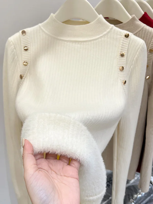 Женский свитер с высоким воротником на подкладке Fce Thiened f, теплая внутренняя одежда, мягкий базовый топ на осень-зиму, новый Sle
Женский свитер с высоким воротником на подкладке Fce Thiened f, теплая внутренняя одежда, мягкий базовый топ на осень-зиму, новый Sle