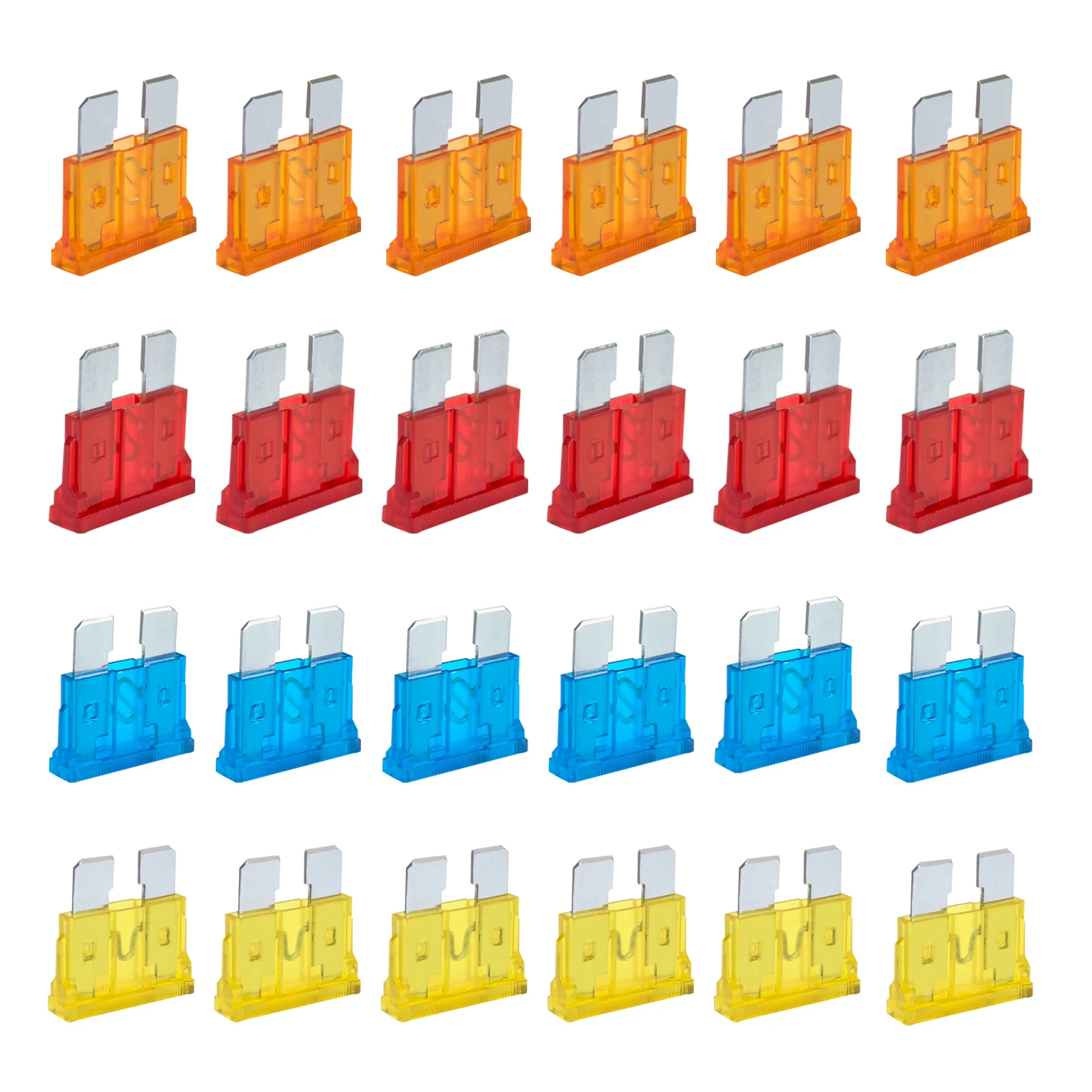 40pcs Standard Blade Fuses 5A10A 15A 20A For ATC/ATO/APR/ATS Fuse Block Car Truck Marine Boat RV Accessories Overload Protection
40pcs Standard Blade Fuses 5A10A 15A 20A For ATC/ATO/APR/ATS Fuse Block Car Truck Marine Boat RV Accessories Overload Protection