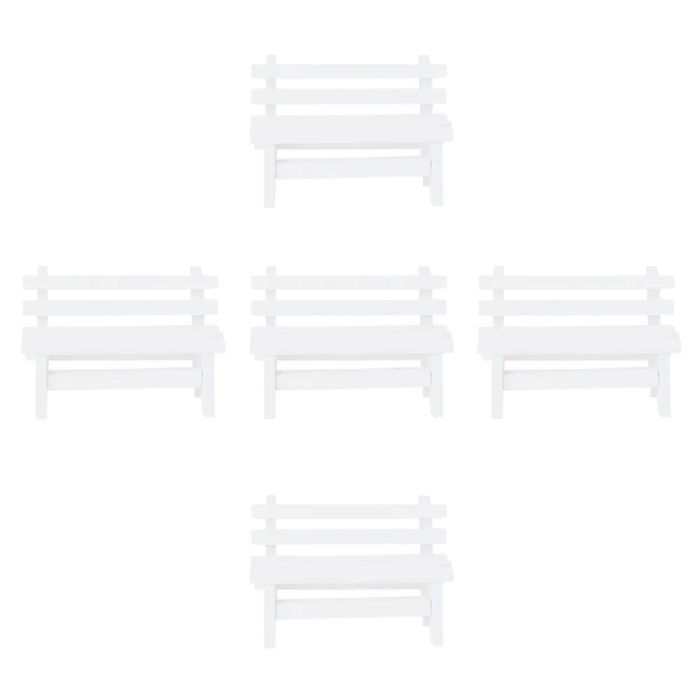 5pcs Mini Wooden Bench White Miniature Park Chair Dollhouse Garden Accessories Hollow Design Photo Props Small Chairs Landscape
5pcs Mini Wooden Bench White Miniature Park Chair Dollhouse Garden Accessories Hollow Design Photo Props Small Chairs Landscape