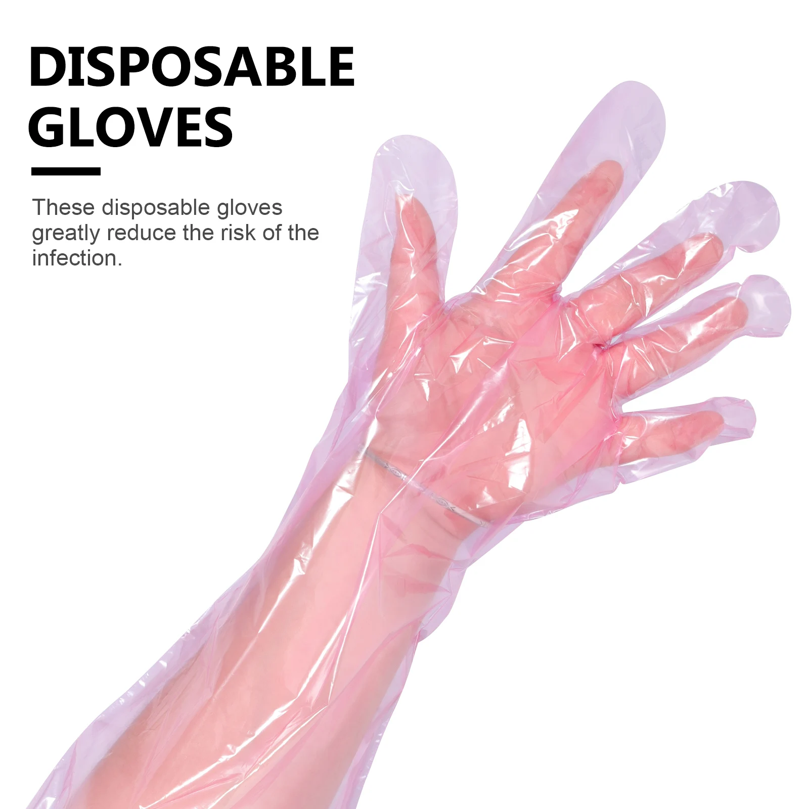 50 Pcs Baby Delivery Gloves Disposable Protective Portable Elbow Length Plastic for Cleaning Long Arm
50 Pcs Baby Delivery Gloves Disposable Protective Portable Elbow Length Plastic for Cleaning Long Arm