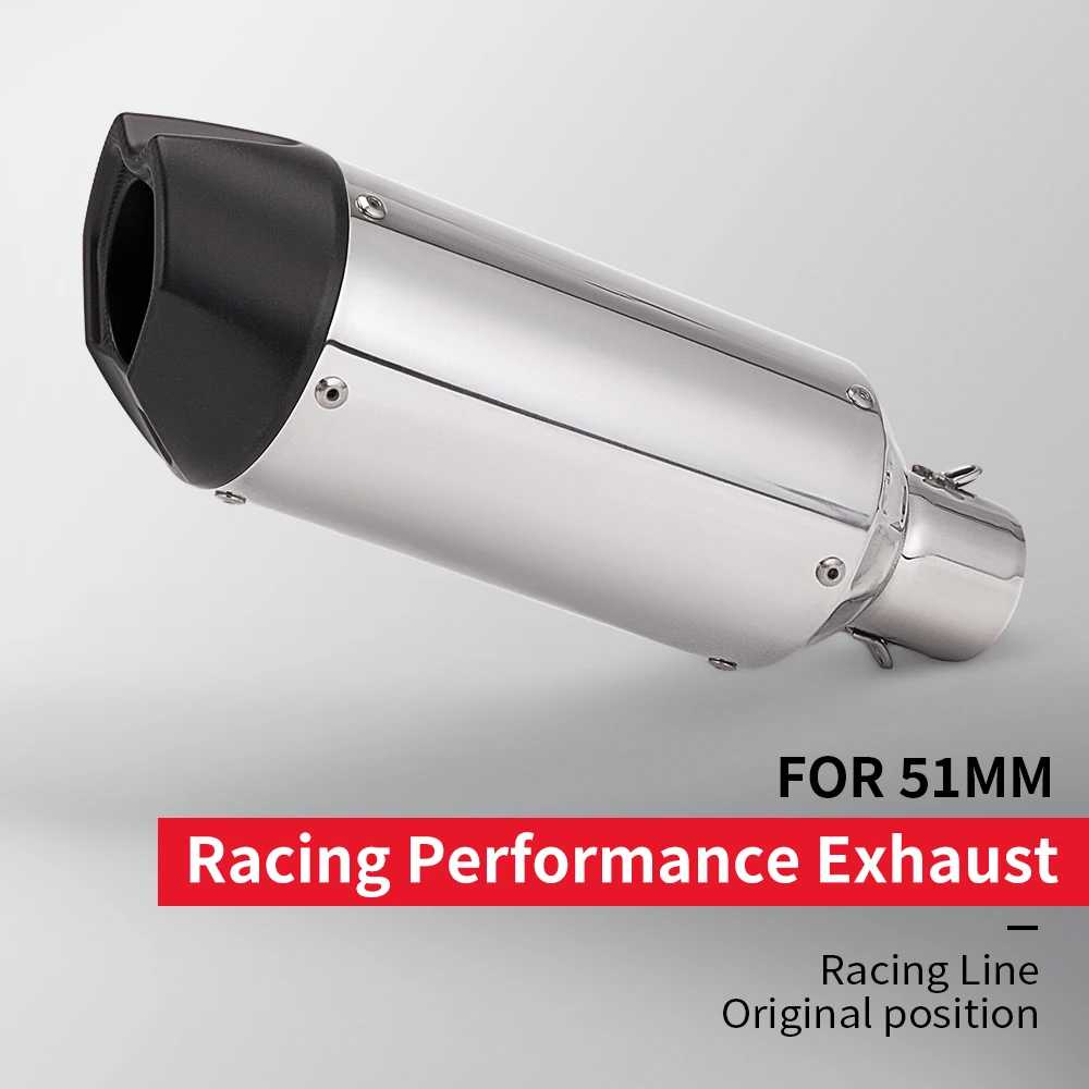 High Quality Universal stainless steel rear section, 51mm, modified SR3, suitable for Ninja MT09, Z400, MT07, R3 motorcycle
High Quality Universal stainless steel rear section, 51mm, modified SR3, suitable for Ninja MT09, Z400, MT07, R3 motorcycle