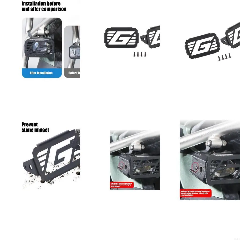 Universal Motorcycle Headlight Guard for 368G G368 2025 Aluminum Construction Fog Lights Spotlights Protective Cover H9EE
Universal Motorcycle Headlight Guard for 368G G368 2025 Aluminum Construction Fog Lights Spotlights Protective Cover H9EE