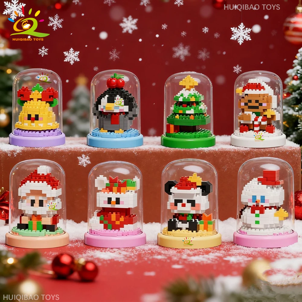 HUIQIBAO Christmas Tree Santa Claus Penguin Model Building Block DIY Snowman Bricks Toys Children Adult Desktop Ornament Gift
HUIQIBAO Christmas Tree Santa Claus Penguin Model Building Block DIY Snowman Bricks Toys Children Adult Desktop Ornament Gift