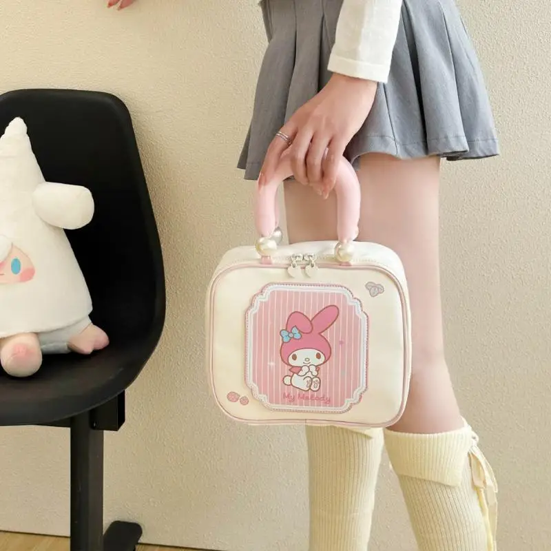 Kuromi Girl Cartoon Go Out Large Capacity Fashion Makeup Bag My Melody Sanrio Kawaii Travel Portable Anime Toiletries Bag
Kuromi Girl Cartoon Go Out Large Capacity Fashion Makeup Bag My Melody Sanrio Kawaii Travel Portable Anime Toiletries Bag