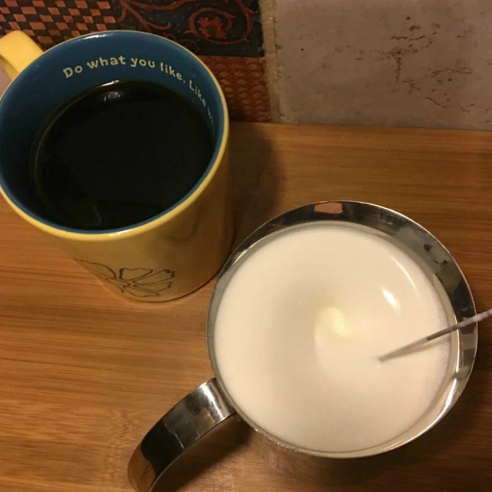 Electric Milk Frother H held Cream Foamer Layer Mixer Silver Coffee Blender Office Use Lightweight Ergonomic Reusable Easy Clean
Electric Milk Frother H held Cream Foamer Layer Mixer Silver Coffee Blender Office Use Lightweight Ergonomic Reusable Easy Clean
