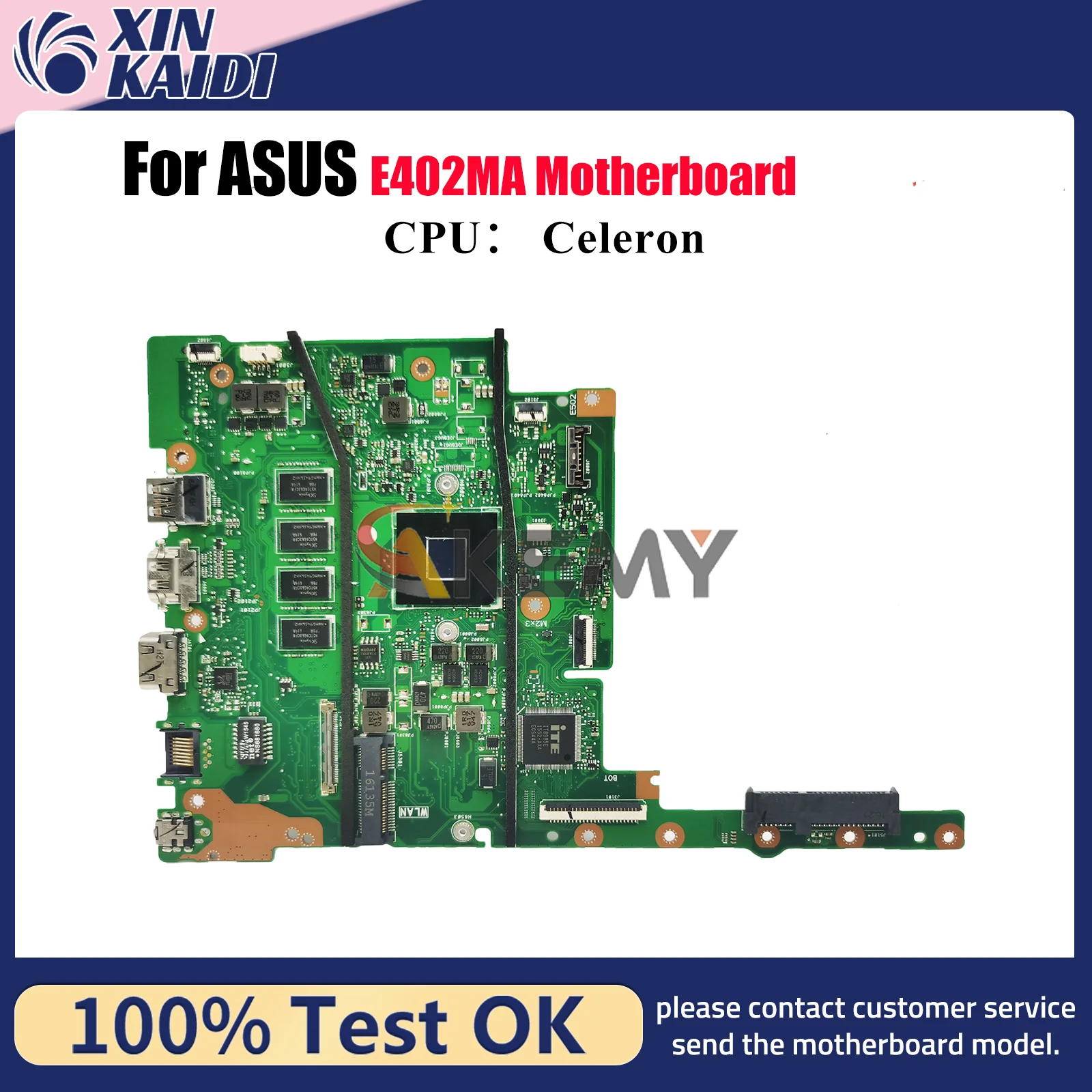 E402MA Laptop Motherboard For ASUS EeeBook E402M E402MA Notebook Mainboard With Celeron CPU 100% tests OK fast shipping stk
E402MA Laptop Motherboard For ASUS EeeBook E402M E402MA Notebook Mainboard With Celeron CPU 100% tests OK fast shipping stk