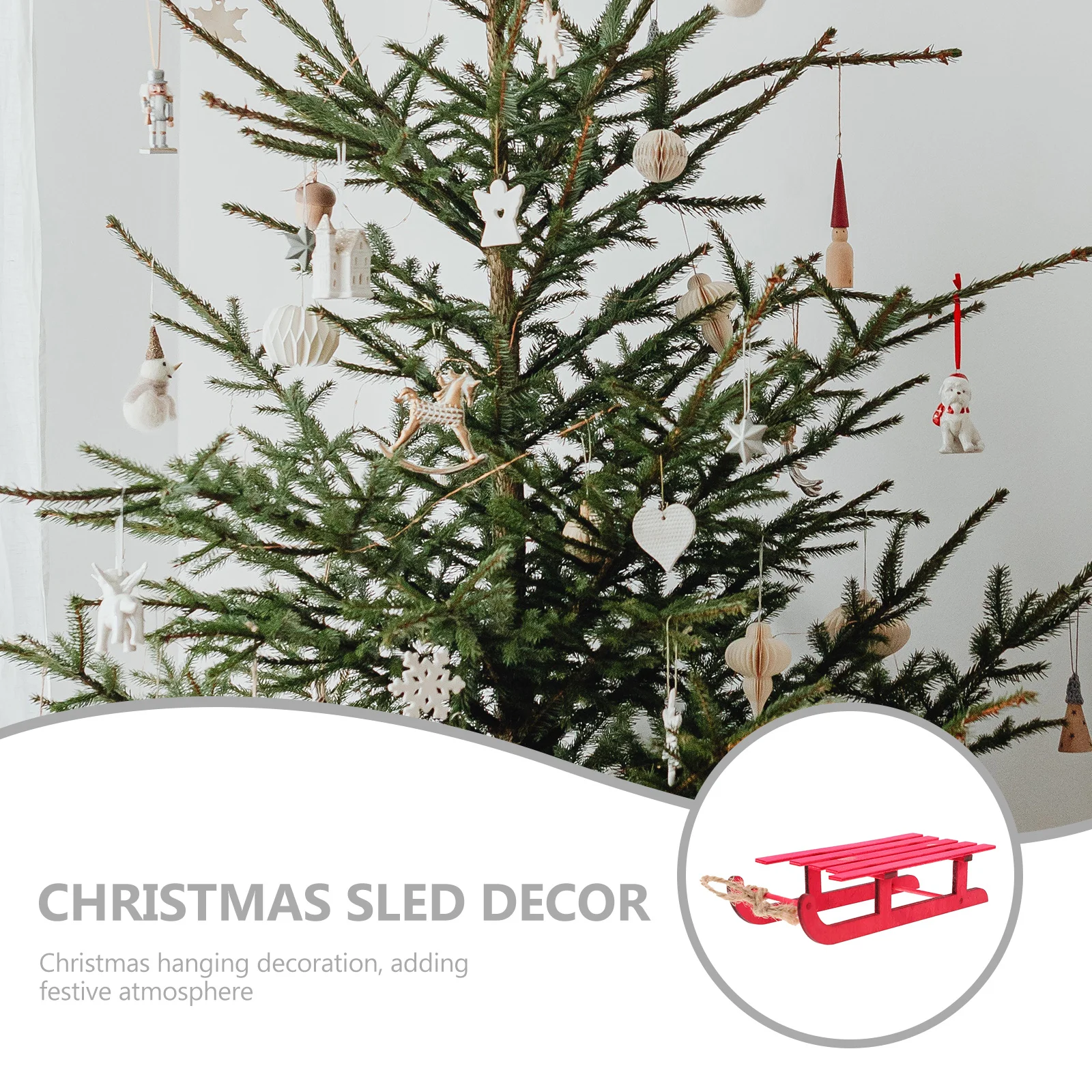 Wooden Christmas Sled Decoration Rustic Vintage Hanging Sleigh Pendant Xmas Tree Ornament Holiday Wall Decor Christmas Sled
Wooden Christmas Sled Decoration Rustic Vintage Hanging Sleigh Pendant Xmas Tree Ornament Holiday Wall Decor Christmas Sled