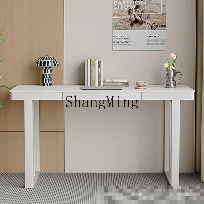 FG desktop computer desk cream wind pure white rock slab desk light luxury modern simple home desk
FG desktop computer desk cream wind pure white rock slab desk light luxury modern simple home desk
