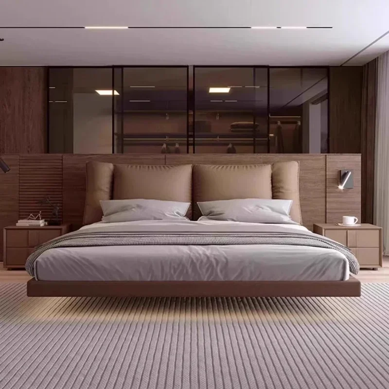 Lamp 150x200 180x200 Modern Luxury Levitation Genuine Leather Double Bed 2 People Full Size Bed Frame Bedroom Furniture
Lamp 150x200 180x200 Modern Luxury Levitation Genuine Leather Double Bed 2 People Full Size Bed Frame Bedroom Furniture