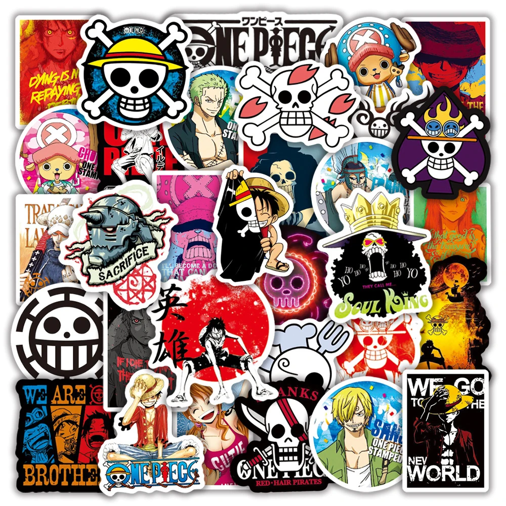 10/30/50/100pcs Luffy Anime ONE PIECE Stickers Cool Zoro Graffiti Decals DIY Skateboard Phone Luggage Guitar Cartoon Sticker Toy
10/30/50/100pcs Luffy Anime ONE PIECE Stickers Cool Zoro Graffiti Decals DIY Skateboard Phone Luggage Guitar Cartoon Sticker Toy