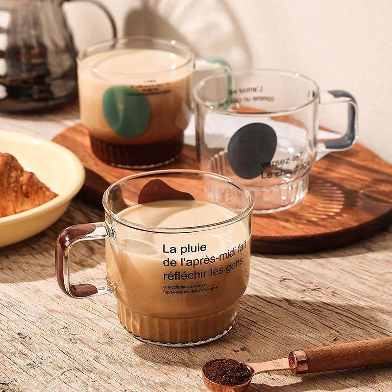 Transparent Heat Resistant Glass Cup, Household Cup, Coffee Mug, Breakfast Milk Cup, Juice and Oat Cup
Transparent Heat Resistant Glass Cup, Household Cup, Coffee Mug, Breakfast Milk Cup, Juice and Oat Cup