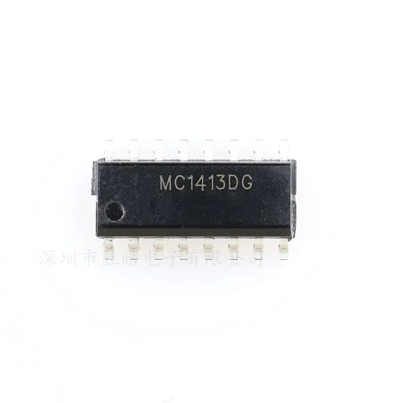 (1PCS) NEW MC1413DG MC1413 MC1413DG MC1413DR2G SOP16 High Quality
(1PCS) NEW MC1413DG MC1413 MC1413DG MC1413DR2G SOP16 High Quality