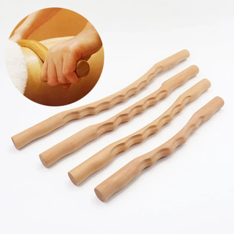 4pcs Wood Lymphatic Drainage Massager Handheld Massage Stick Lymphatic Drainage Tools for Neck Back Body Soothing Massage Tools
4pcs Wood Lymphatic Drainage Massager Handheld Massage Stick Lymphatic Drainage Tools for Neck Back Body Soothing Massage Tools