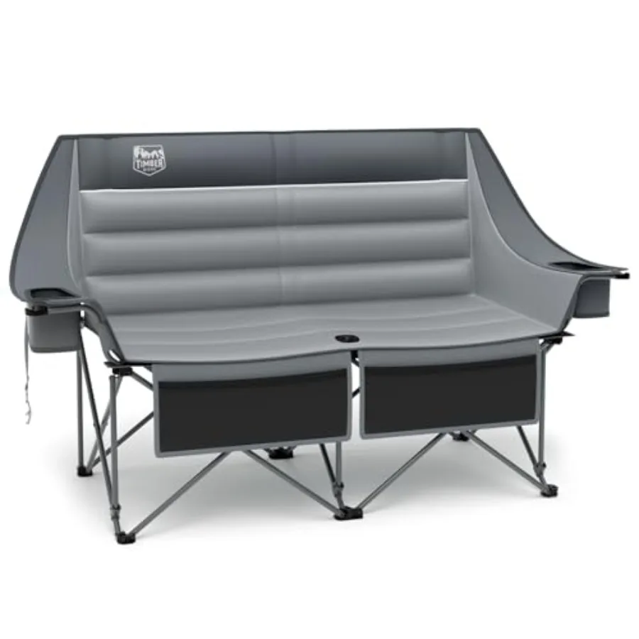 Outdoor folding camp couch for campsites patio/lawn soccer games: ultra-wide heavy duty steel frame black fabric supports 600 l
Outdoor folding camp couch for campsites patio/lawn soccer games: ultra-wide heavy duty steel frame black fabric supports 600 l