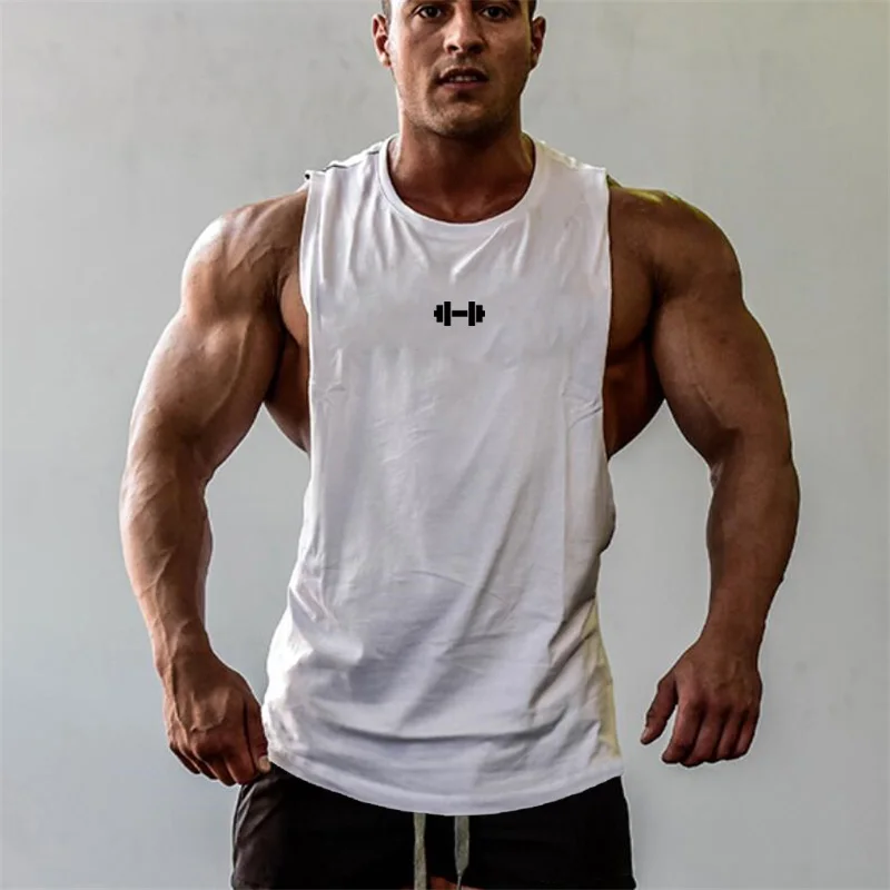 Gym Fitness Training Muscle Vests Summer Cotton Breathable Tank Tops Men Bodybuilding Sleeveless Singlets Workout Sport T-shirts 
Gym Fitness Training Muscle Vests Summer Cotton Breathable Tank Tops Men Bodybuilding Sleeveless Singlets Workout Sport T-shirts