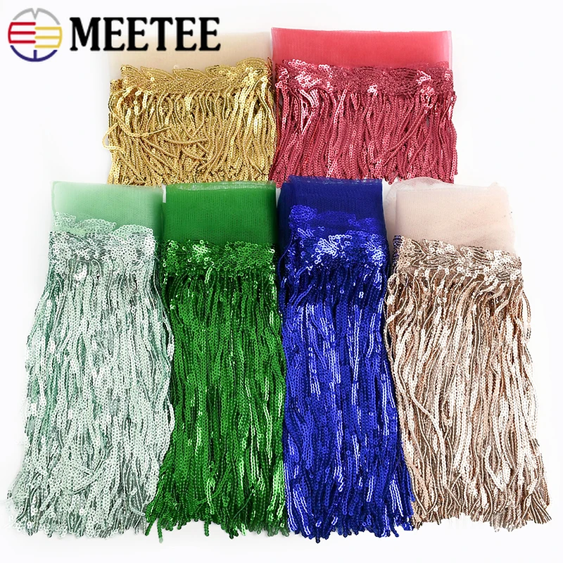 5/10Yards 10/18cm Sequin Tassel Fringe Lace Ribbon Dance Garment Decorative Trimmings Skirt Dress Clothes DIY Sewing Accessories
5/10Yards 10/18cm Sequin Tassel Fringe Lace Ribbon Dance Garment Decorative Trimmings Skirt Dress Clothes DIY Sewing Accessories