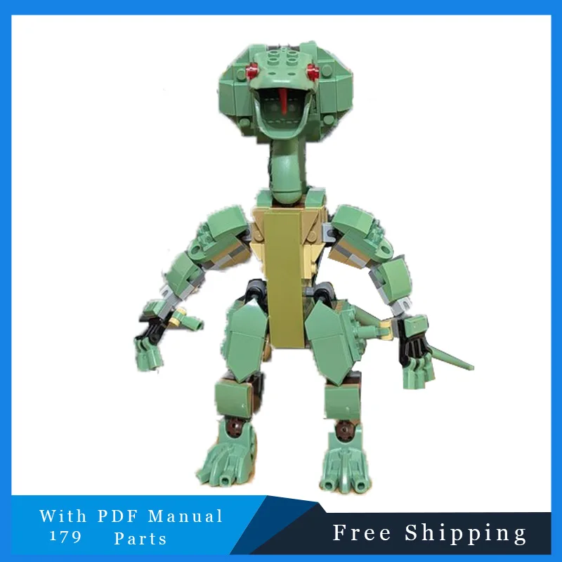 179 Parts Mini Humanoid Cobra Building Blocks Model Creative Educational DIY Assembly Toys Set Christmas Gifts For Adults Kids
179 Parts Mini Humanoid Cobra Building Blocks Model Creative Educational DIY Assembly Toys Set Christmas Gifts For Adults Kids