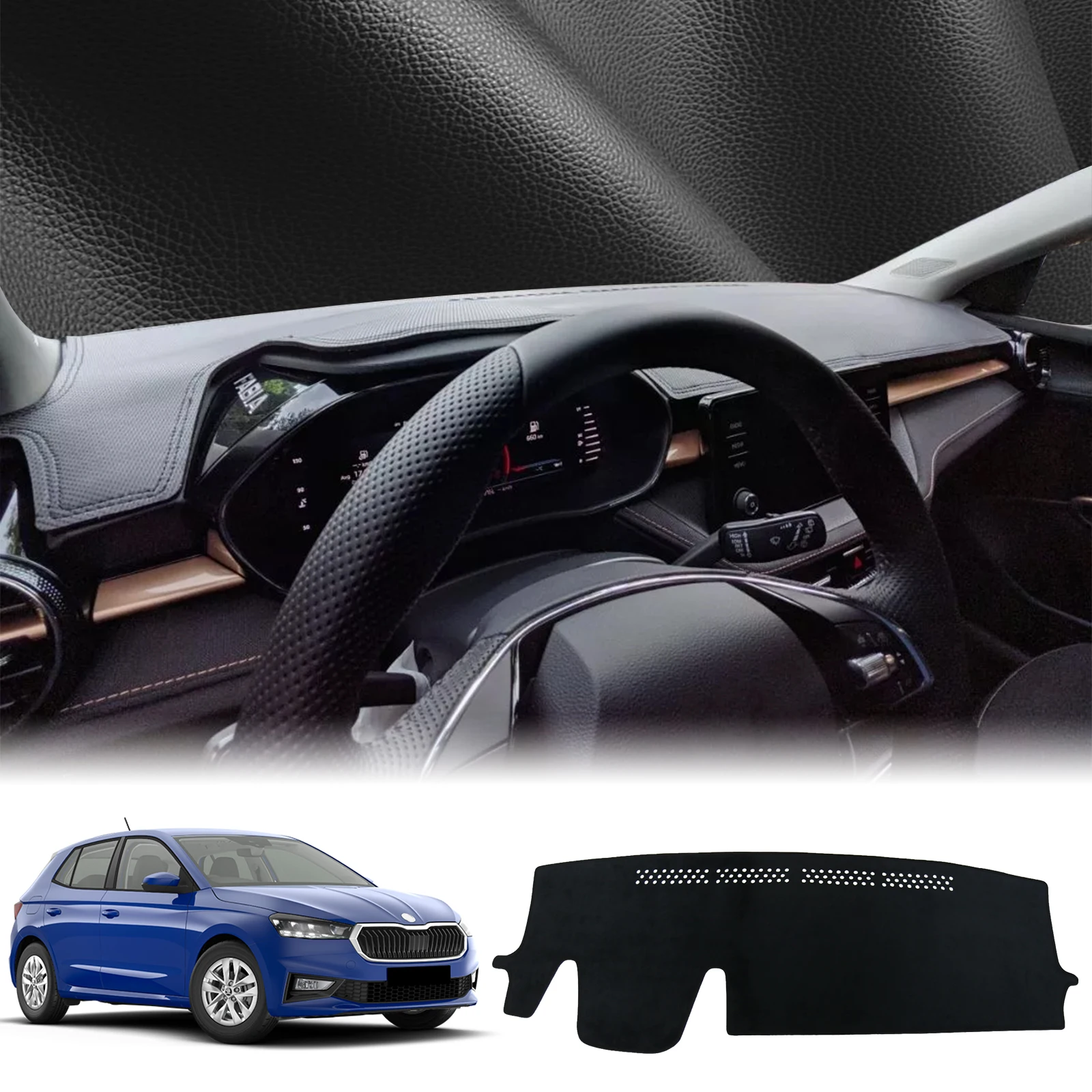Подходит для Skoda Fabia 2023 2024 2025 2026, автомобильный коврик для приборной панели, накладка на приборную панель, солнцезащитный козырек, защитный ковер, аксессуары
Подходит для Skoda Fabia 2023 2024 2025 2026, автомобильный коврик для приборной панели, накладка на приборную панель, солнцезащитный козырек, защитный ковер, аксессуары