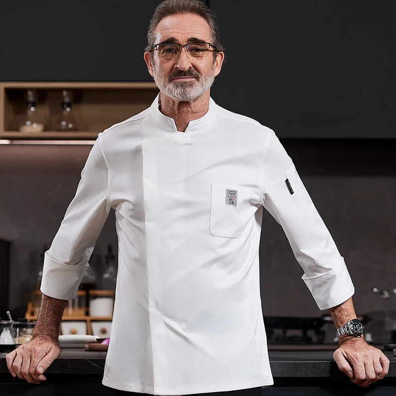 Chef's Uniform Workwear Long Sleeve Restaurant Baking logoHotel Chef's Fall/Winter Men's and Women's Suits
Chef's Uniform Workwear Long Sleeve Restaurant Baking logoHotel Chef's Fall/Winter Men's and Women's Suits